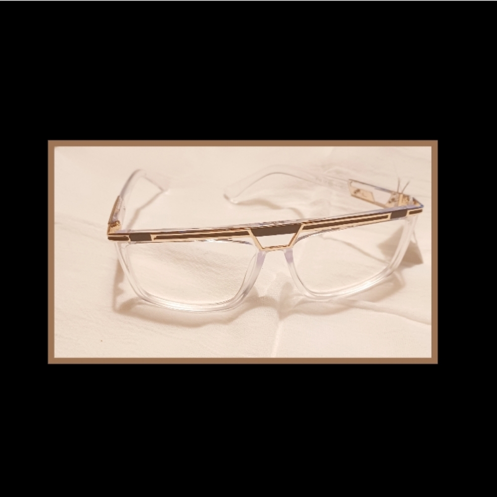 Clear Frame Mock Cazal Glasses New